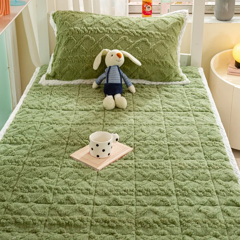 

Autumn and winter plush mattress home dormitory thick warm mattress