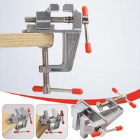 New Mini Bench Vise Muliti-Funcational Aluminum Miniature Small Vice Table On Jewelers Hobby Tool Pliers Clamp Flat Z5I5
