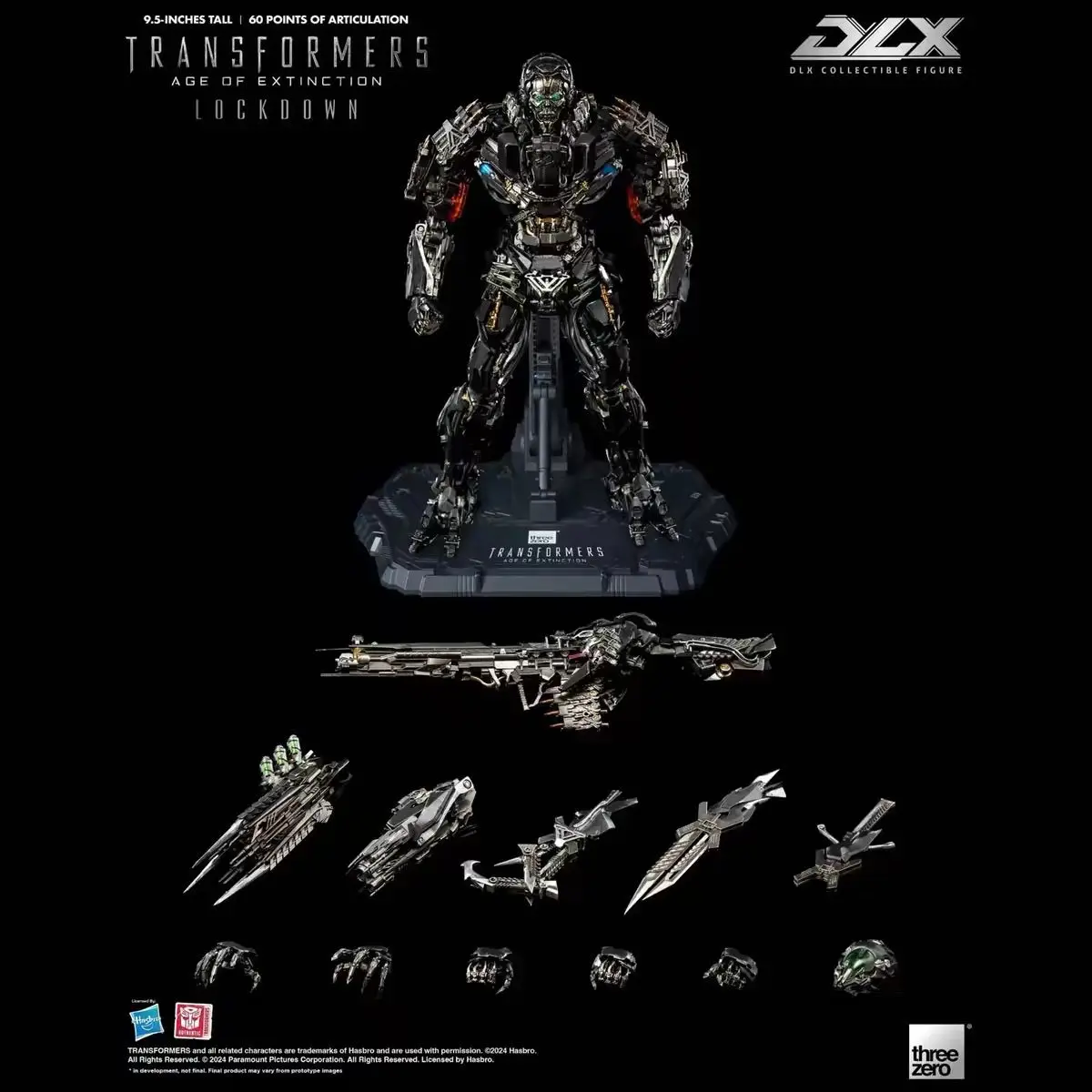 In stock Threezero 3A DLX Transformation Toy Movie 4 Confinement Crazy Pattern Motive Mecha Doll Toy Collection Gift