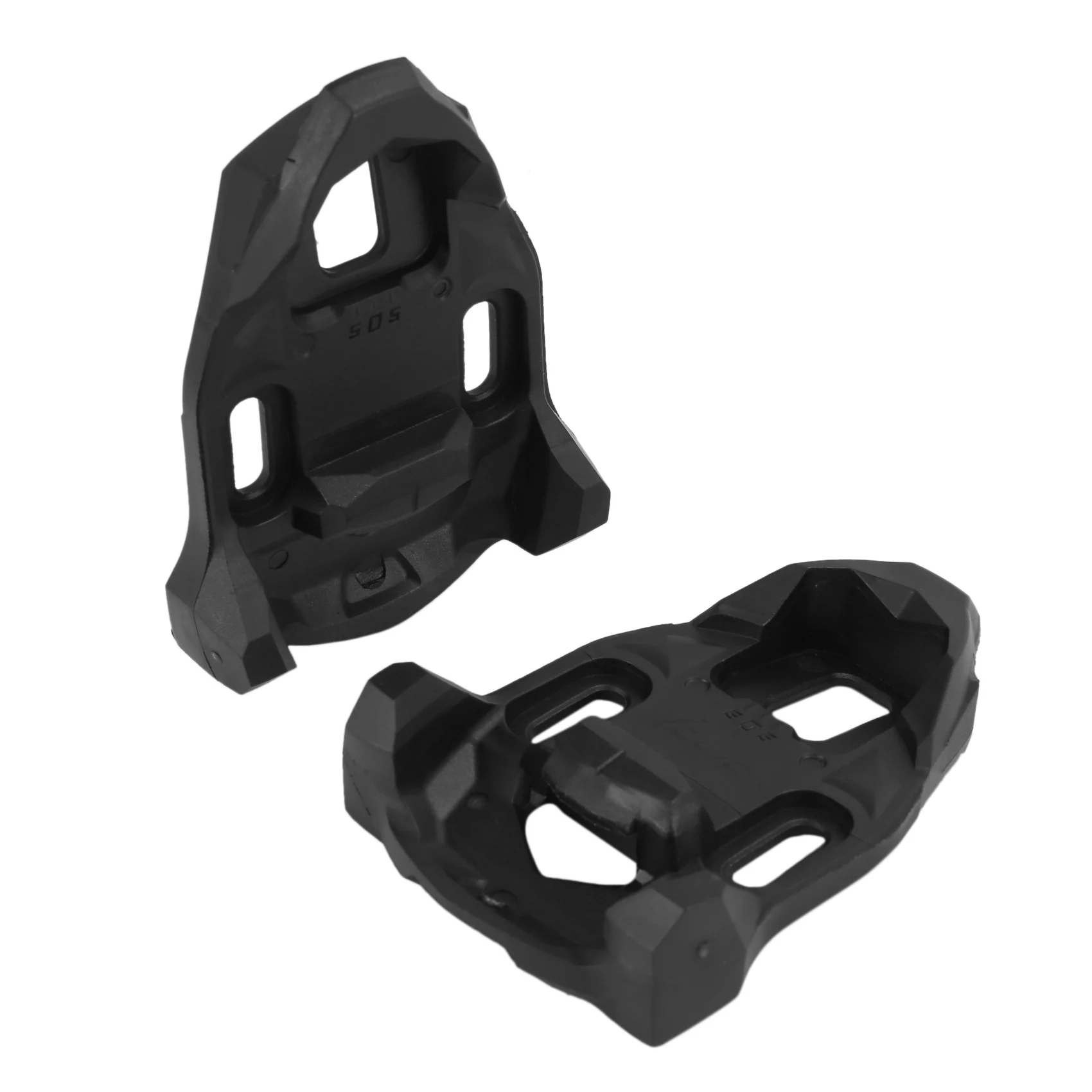 Set di tacchette per bici in plastica nera per bici da strada, blocco per tacchette per pedale da ciclismo, tacchette per bici da strada antiscivolo per pedale Time IClic/X-Presso