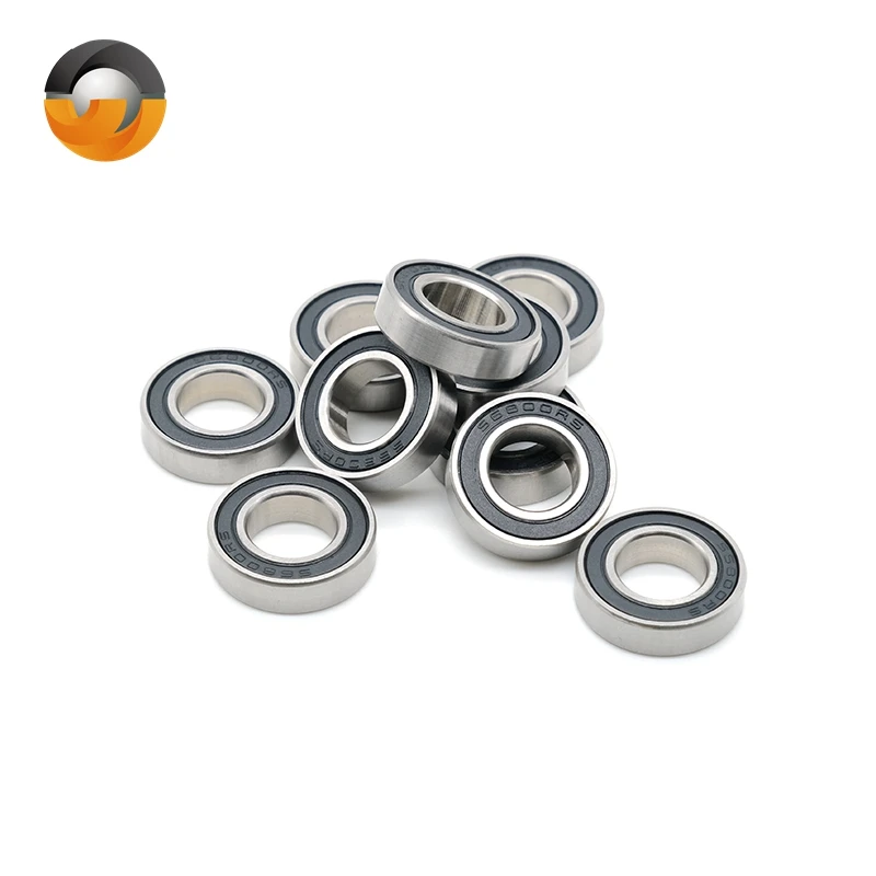 10Pcs S688RS 8x16x5mm Stainless Steel Ball Bearing Double Sealed Fishing Reel Bearing S6800RS S6700RS S685RS S608RS SMR115RS