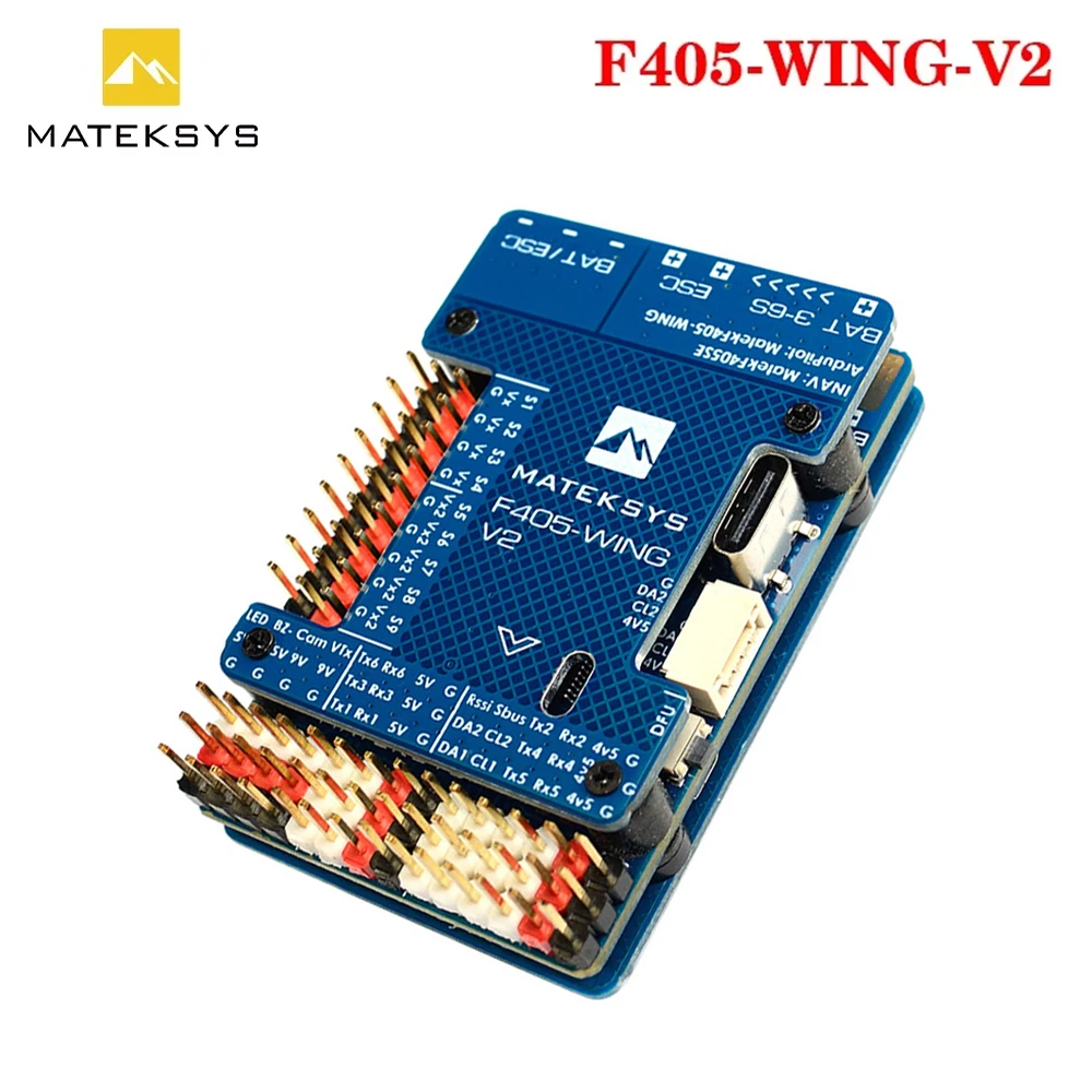 Matek Mateksys F405 WING V2 Flight Controller ICM42688-P Baro OSD Blackbox 3-6S สําหรับ ArduPilot INAV RC เครื่องบินปีกคงที่รุ่น