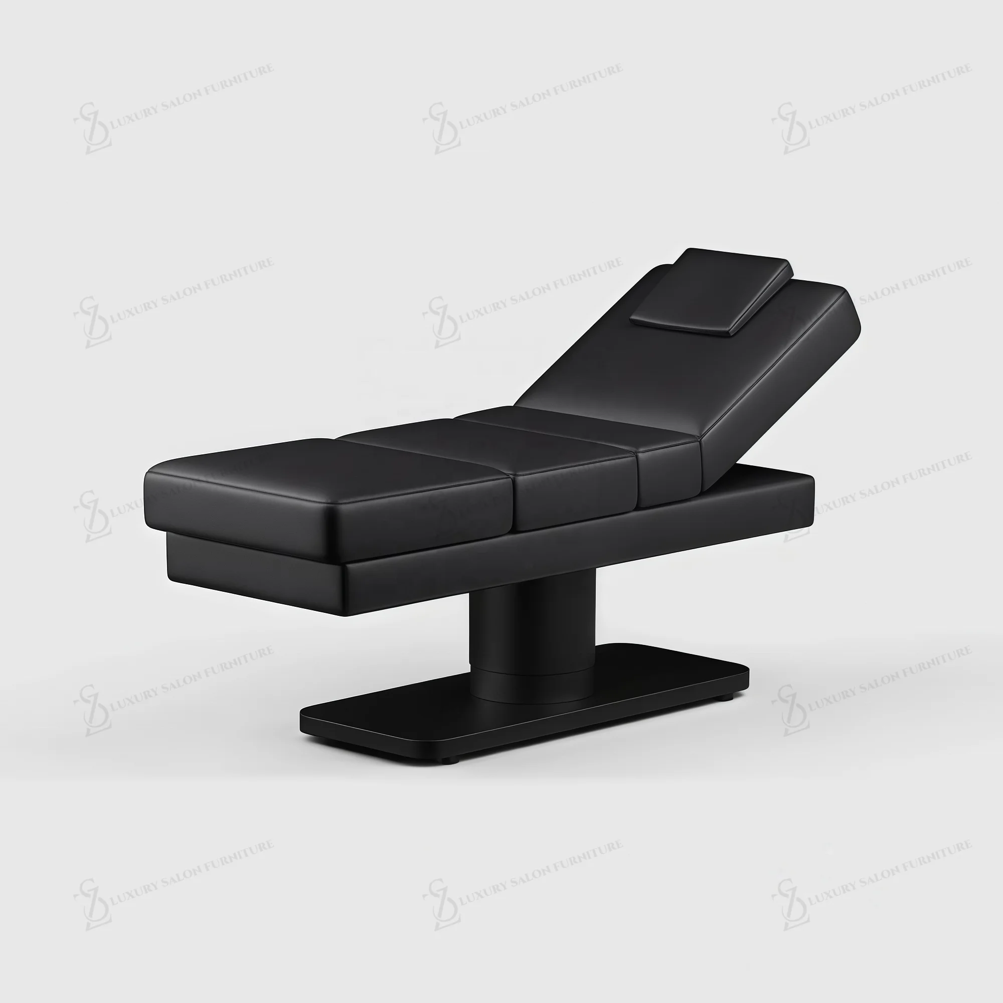 Black Electric 3/4 Motor Beauty Bed Beauty Salon Cosmetic Facial Electric Eyelash Bed Massage Table Bed Salon Furniture Lash Beb