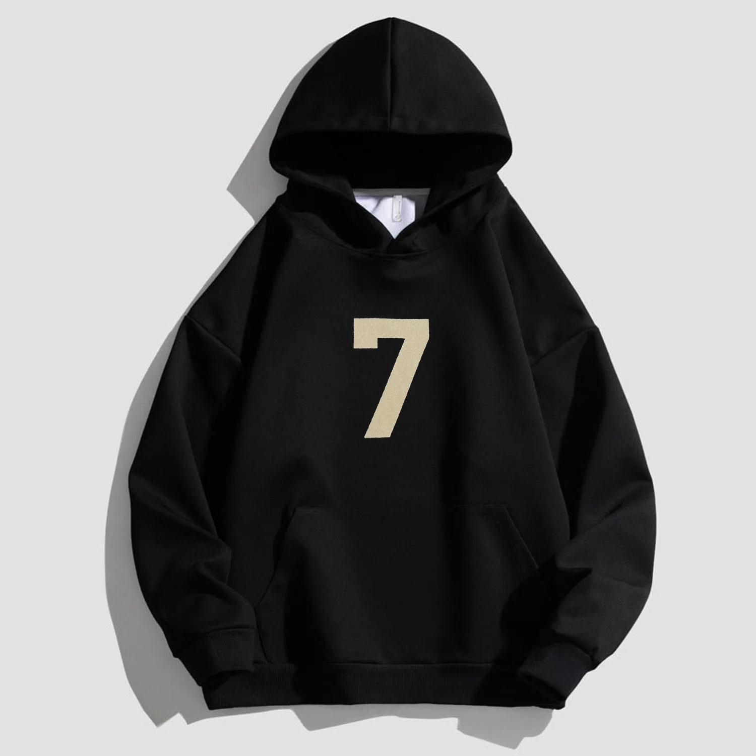 

[XNF Official Store]320 Of Grams Heavy Cotton!FOG CRAZY 7 Printed Vintage Hoodie Fashion Trend Warm Fleece Men's Women's Tops
