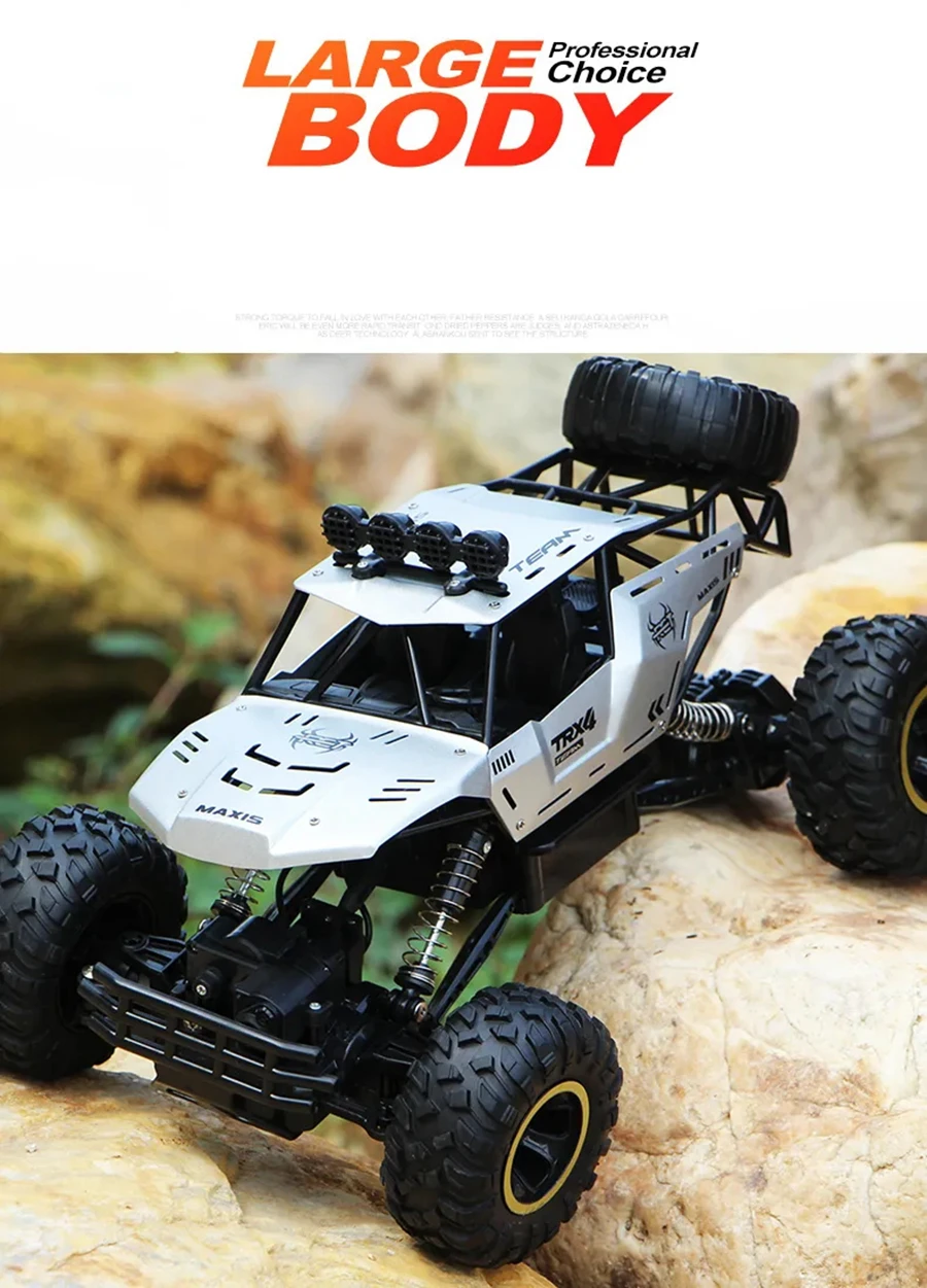 Oike 1:16 /1:12 All Terrain RC Car 30KM/H High Speed 4WD Electric Remote Control Buggy 4X4 Off-Road Truck Vehicle Model Toy Gift