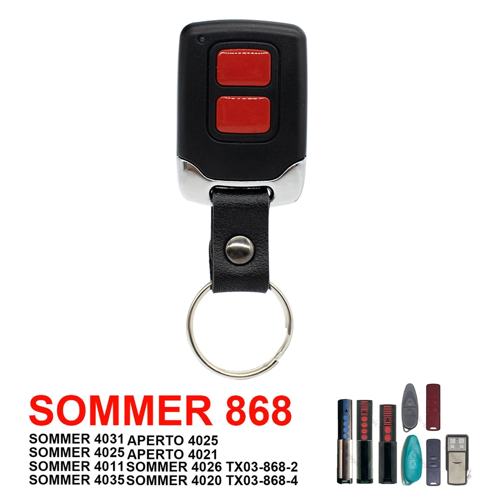 

SOMMER 868 МГц с подвижным кодом, пульт дистанционного управления для гаражных ворот SOMMER 4020 4026 TX03 868-4, 4 кнопки, ручной передатчик, новинка высшего качества
