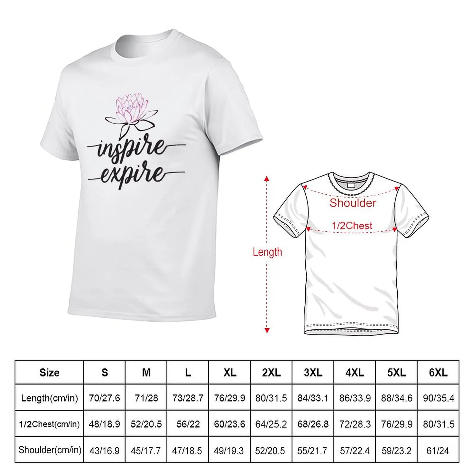 Inspire Expire T-Shirt Moisture Wicking Quick Dry Tee