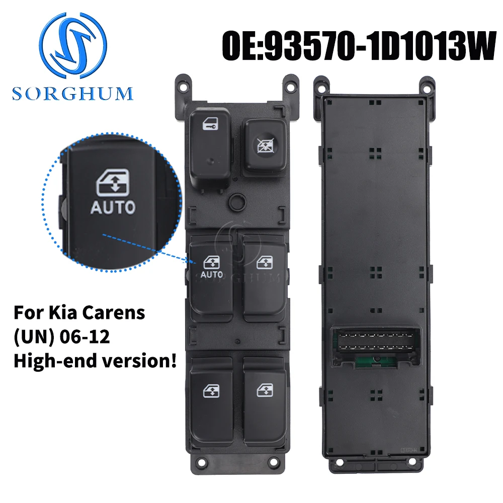 

SORGHUM Auto Electric Window Switch Front Glass Lifter Control Button 93570-1D1013W for Kia Carens (UN) 2007- 2012 Car Accessory