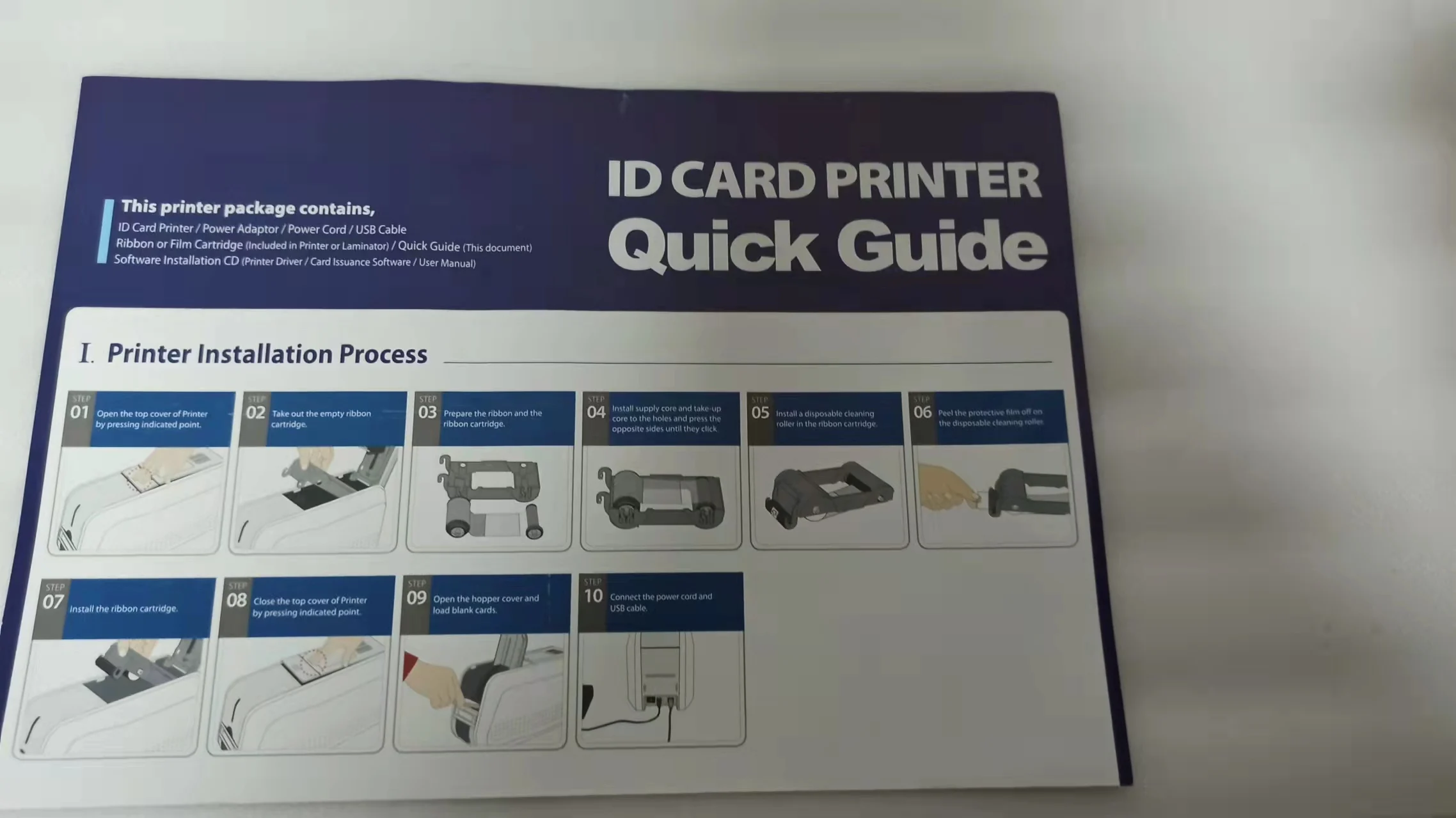 IDP Smart 51 ID Card Printer Single Sided Card Printer Plastic ID Pvc
