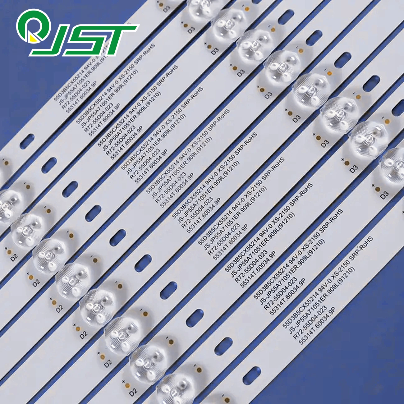 100% New 10pcs/Kit LED Strips K55DLJ10US 55D3B5CX55214 JS-JP55A71051ER.909L (91210) R72-55D04-023 553141T.60034.9P HV550QUB-F84