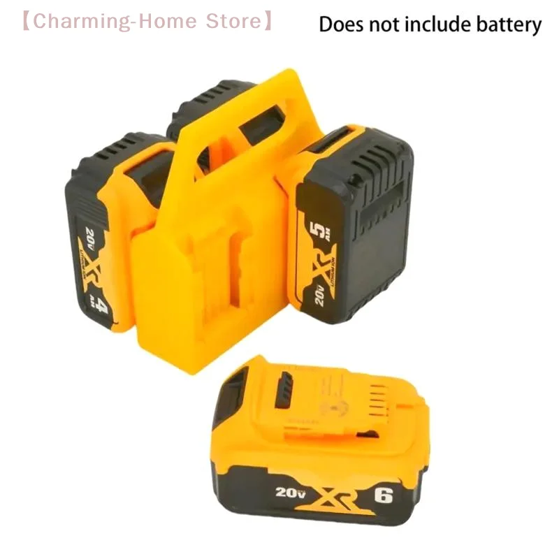 【M】1PCS Battery Holder Storage Rack For 14.4-18V Li-ion Battery DCB203 DCB205, Wall Mount Battery Dock For Workbench