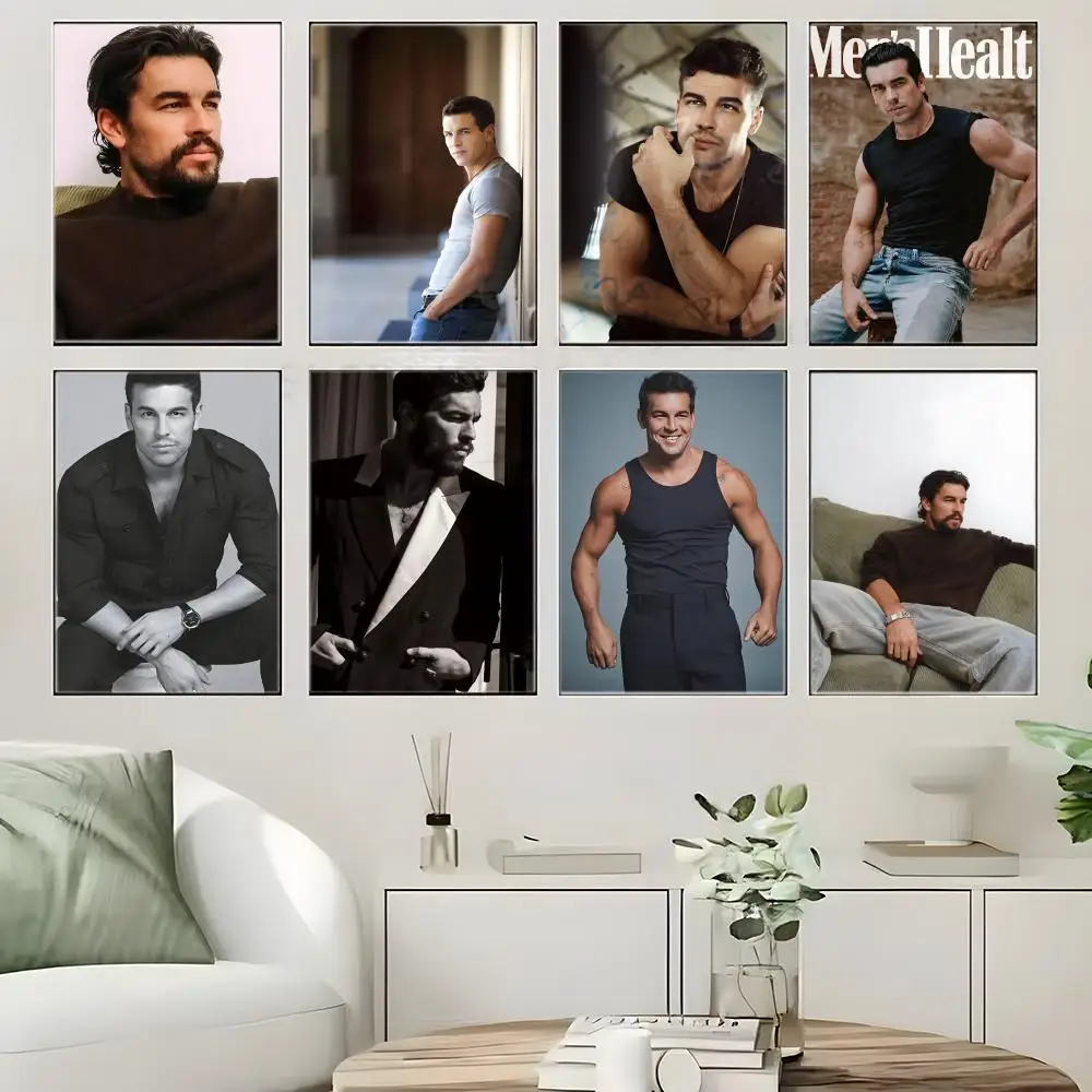 Celebrity Figure M-MarioS Casas Poster  Self-adhesive Art Waterproof Paper Sticker Coffee House Bar Room Wall Decor