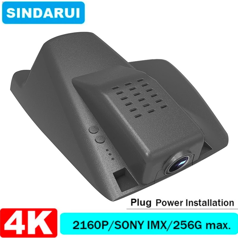4K HD 2160P Plug and Play Car DVR Wifi Dash Cam Dual lens Video Recorder For Ford Edge High Version 2015 2016 2017 2018 2019