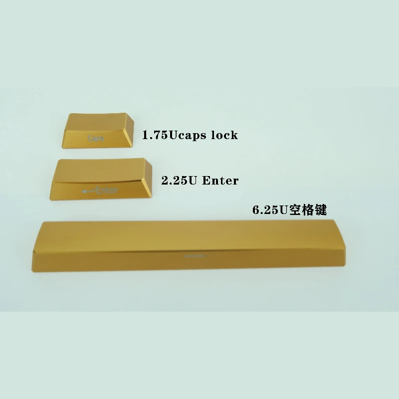 Aluminum Metal Keycaps Split Space Cherry Profile Custom Original Handmade Keycaps for Mechanical Keyboard Game Accessories DIY