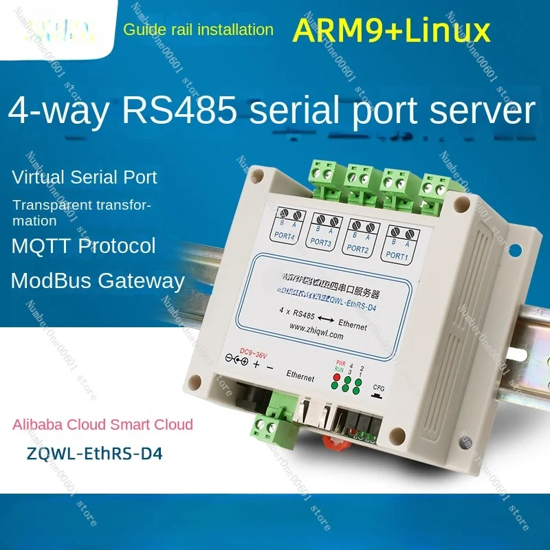 

Модуль RS485 для Ethernet, сетевой порт RJ45, последовательный сервер связи, ModBus RTU/TCP шлюз MQTT