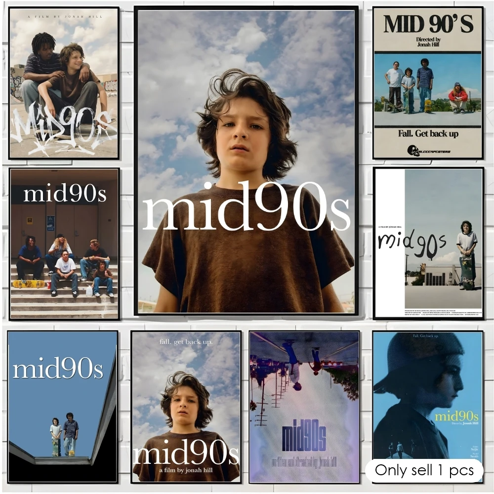 Flim Movie m-Mid90s Poster Decorative Wall Art Stickers Mural Photo Print for Home Living Room Hallway Decor
