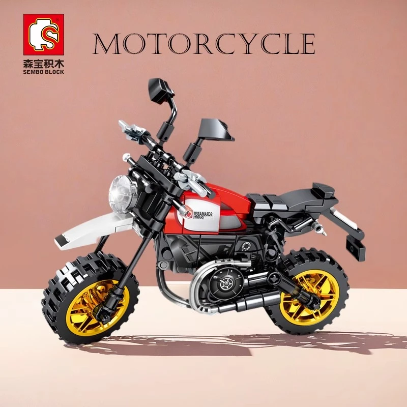 

SEMBO Motorcycle Building Block Assembly Model Boy Educational Toys 3D Puzzle Children Birthday Gift Toys Handicraft DIY