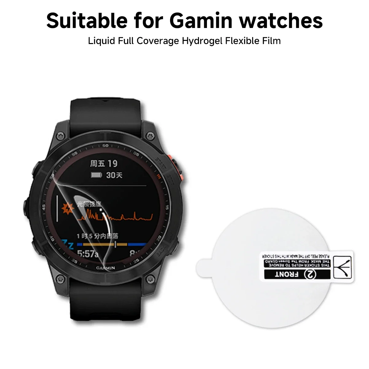 1-5 шт. защитная гидрогелевая пленка для Garmin Fenix 8 E 43/51/47 мм 7X 7S 7 6X 6S 6Pro защита от царапин Fenix 5X 5 Plus