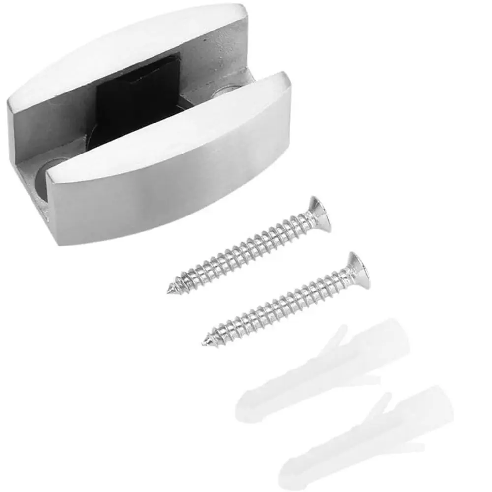 304 Stainless Steel Floor Bottom Guide Hardware Replacement Bottom Guide Frameless Sliding Doors Floor Guide Steel Construction