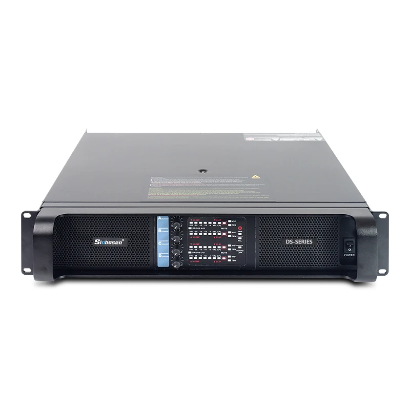 FP8000Q مرحلة الصوت Pa 4 قناة 1000 واط تحويل مكبرات صوت احترافية مكبر كهربائي 1000 واط لمصفوفة الخط