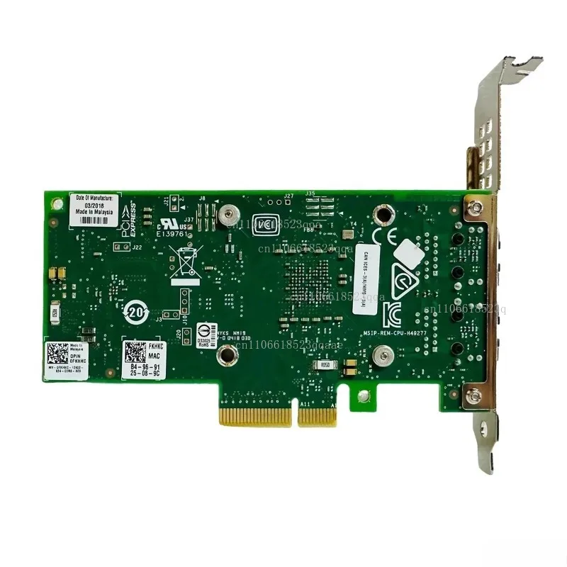 Almost New Original X550 - T2 X550T2 X550T2 X550T2BLK 10GbE Network Adapter with Two RJ45 Ports