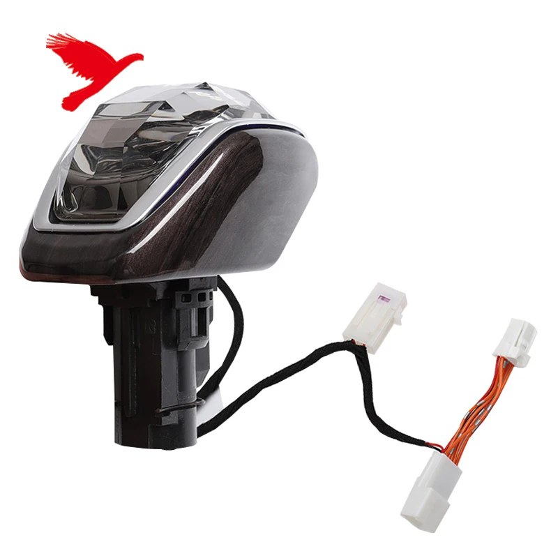 

Popular LED Crystal Gear Shift Knob Replacement for Highlander 2020-2023 Car Interior Accessories