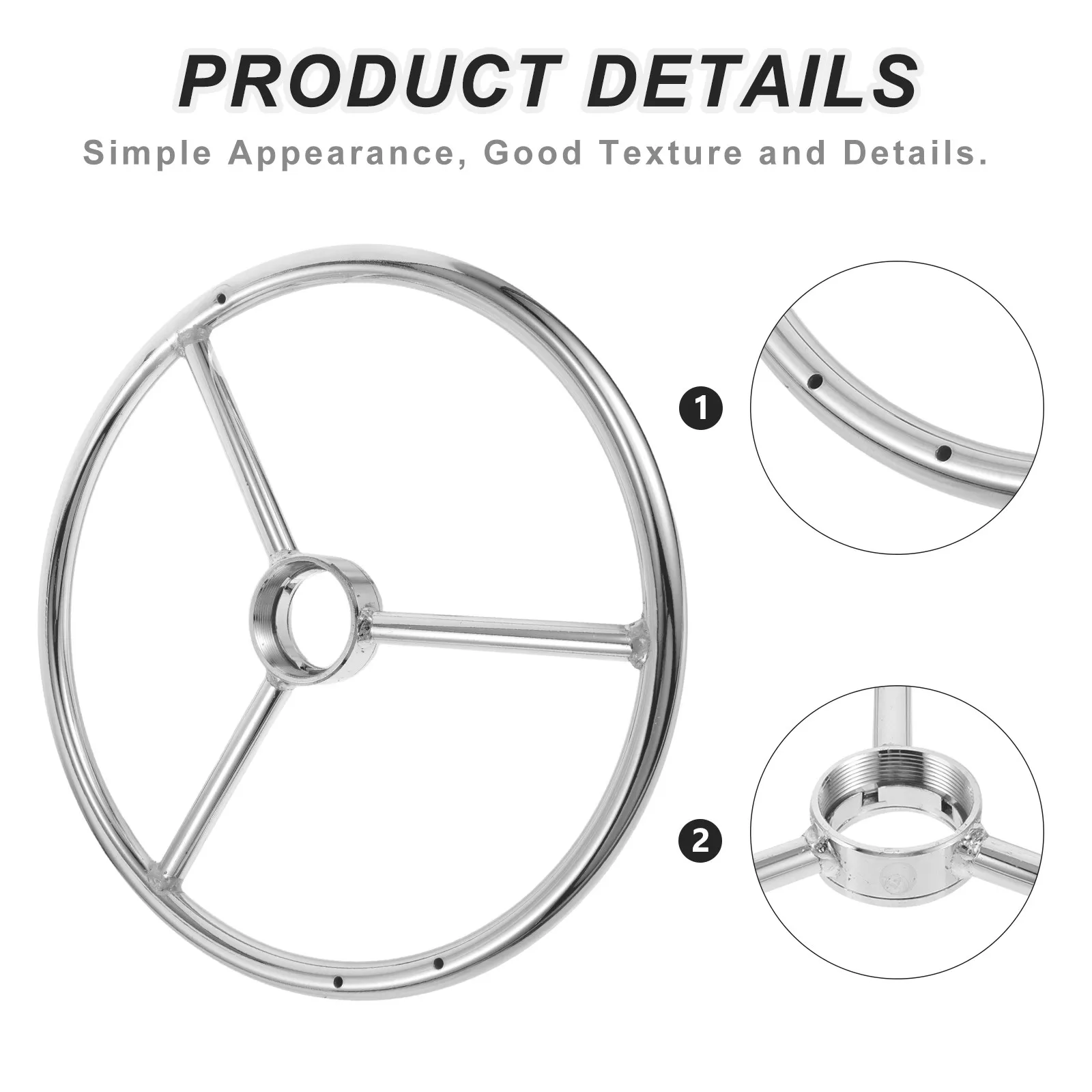 Office Stool Foot Rest Ring Heavy Duty Metal Cross Base Ergonomic Drafting Chair Replacement Comfortable Foot Support Pedestal