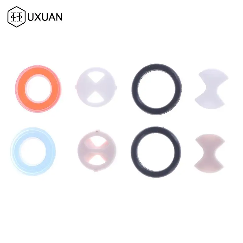 8Pcs/set Ceramic Disc Silicon Washer Insert Turn Replacement 1/2" For Valve Tap