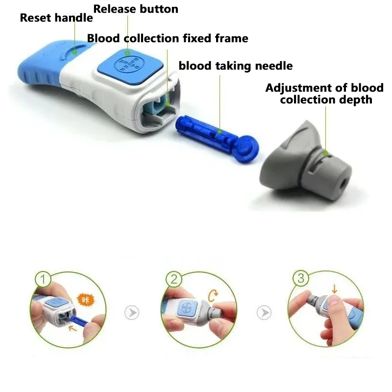 Bayer Contour Plus Original Blood Collection Pen Multi-speed Adjustment