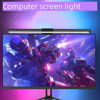 40CM RGB Atmosphere Table Lamp Computer Screen Hanging Lights for Work Study Read Gaming Stepless Dimmable Monitor Light Bar LED