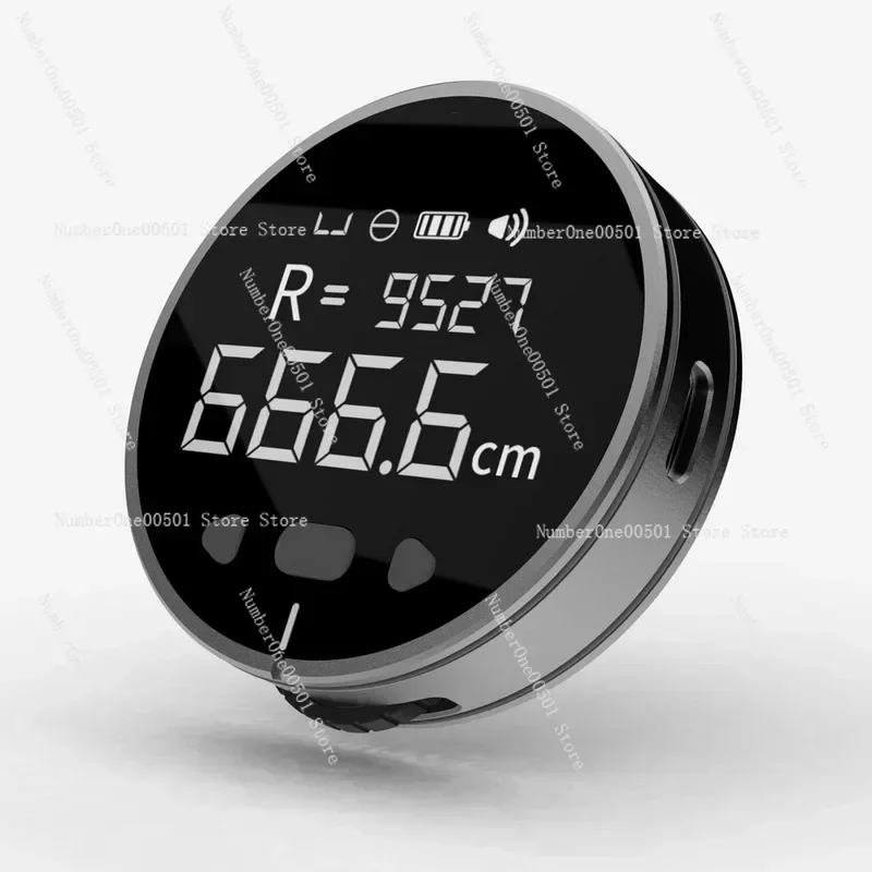 Small Q Portable Electronic Ruler Rangefinder Digital Tape Measure Arc Curve Measuring Instrument