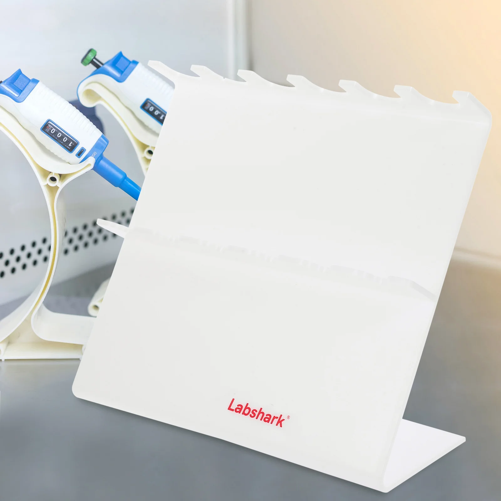 Pipette Rack Linear Holder Display Pipettes Portable Laboratory Tools Stand Plastic Experiment