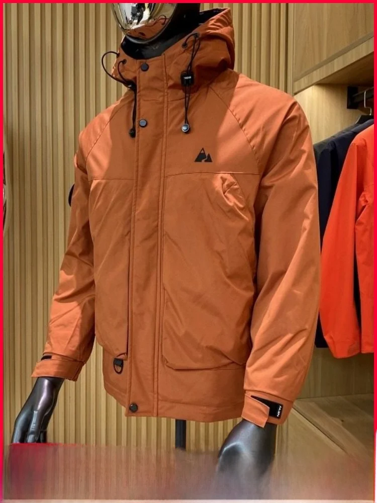 

Уличная мужская и женская куртка с капюшоном, 3D резка, полиэфирная ткань, теплая молодежная модная молния, украшение, длинный свек