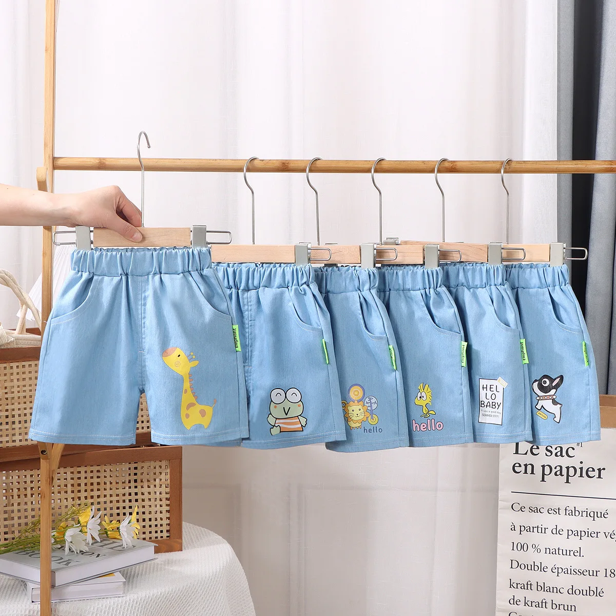 New Summer Baby Girls Clothes Fashion Children Boys Casual Shorts Toddler Sports Letter Costume Infant Clothing Kids Sportswear