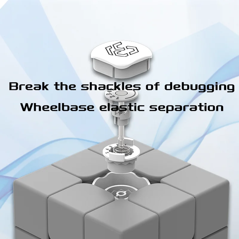 [Picube] ESCube EStar Air 3X3 Magnetic Magic Speed Cube Stickerless Professional Fidget Toys 3x3 ES Cubo Magico Puzzle