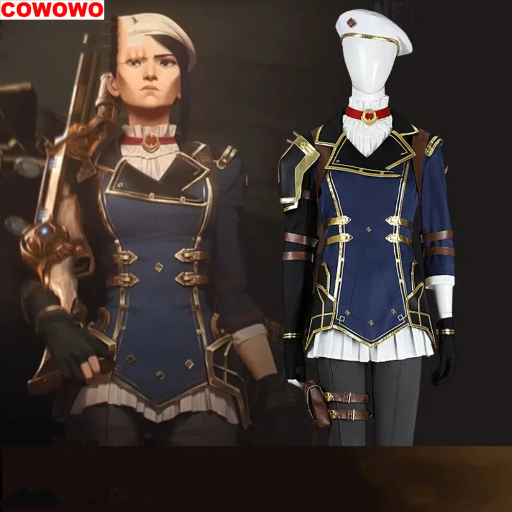 

COWOWO Lol Battle Of The Two Cities Caitlyn Cosplay Costume Cos Game Anime Party Uniform Hallowen Play Role Clothes Clothing