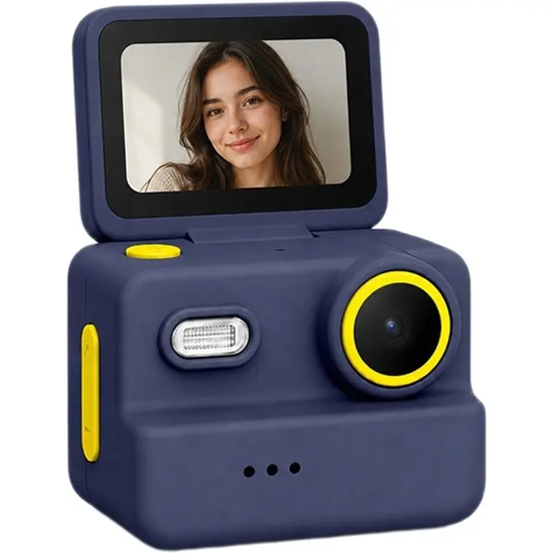 A73E-VLOG Recorder With 1.14In Camera Flip Screen Wide-Angle Lens Cycling Camera Portable Sports Mini Cam Outdoor Travel, 1PC B