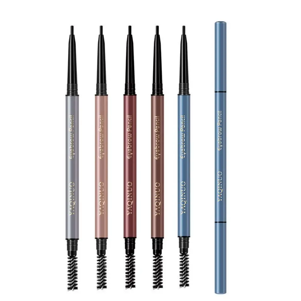 Waterproof Double-Ended Eyebrow Pencil Professional Sweat-proof Ultra Fine Makeup Up No Fading Not Blooming Eyebrow Tint Women