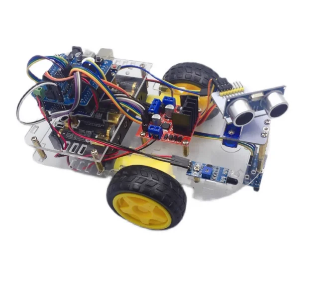 R3 intelligent car tracking, obstacle avoidance, remote control Bluetooth robot kit programmable