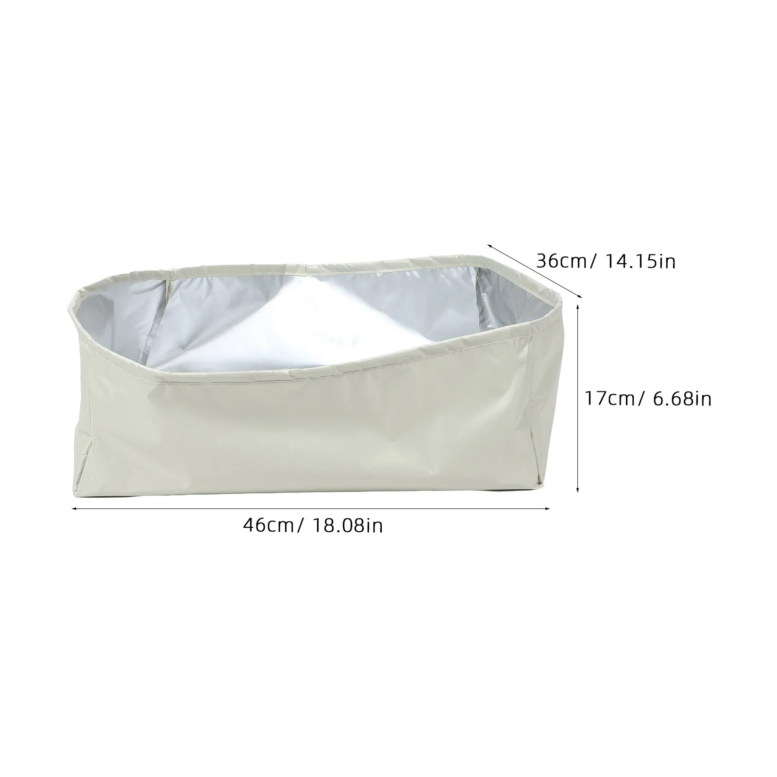 Beige Oxford Cloth Waterproof Turntable Dust Cover Vintage Phonograph Protective Cover Vinyl Record Player Stereo Equipment