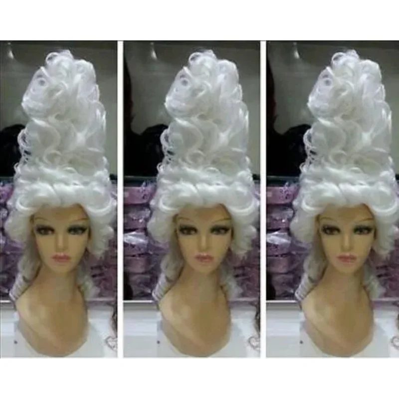 

> > cosplay Marie Antoinette Renaissance Costume Wig rococo QUEEN Versailles White