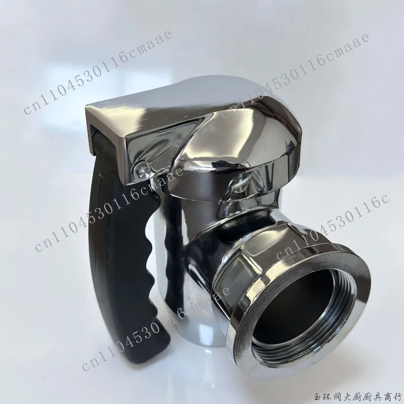 2 Inch Gloss Noodle Soup Valve Plunger Valve Brass Real Material Stainless Steel High Temperature Steam Corrosion Resistance
