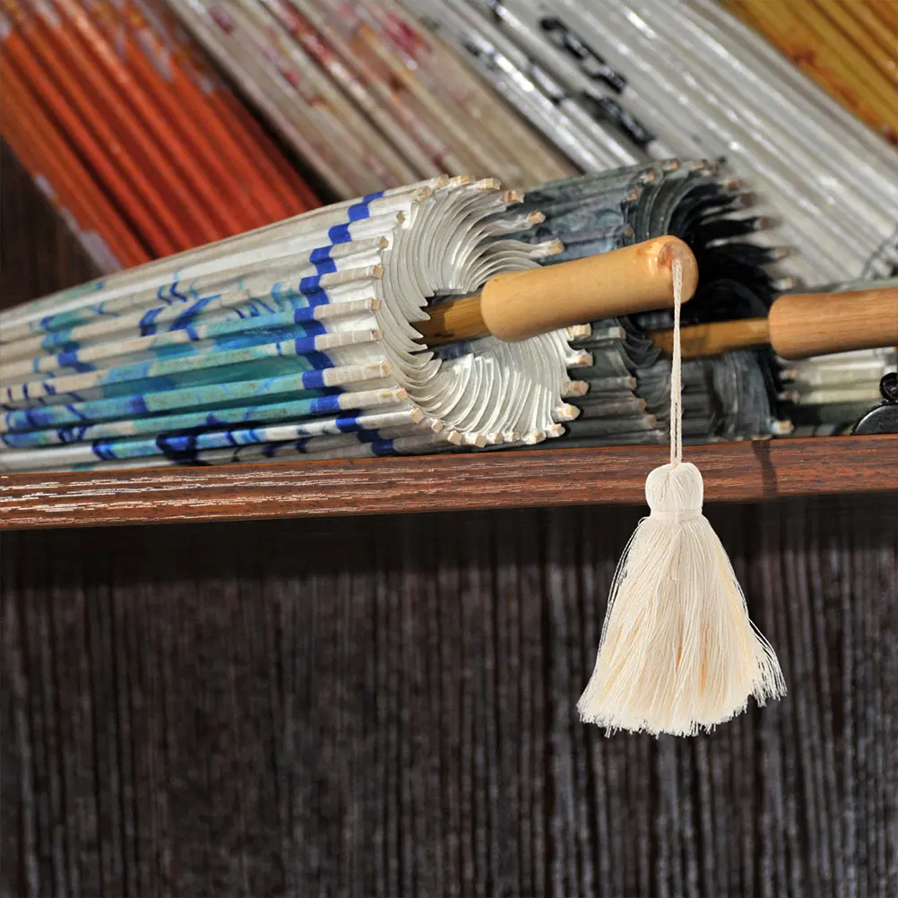 

10Pcs Handwoven Cotton Tassels for Decoration DIY Craft Accessories for Curtains Pillows Blankets Tablecloths Clothing Home