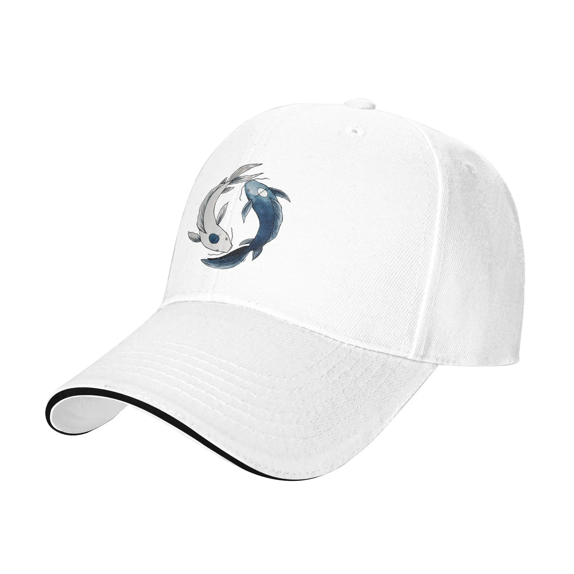 Spring Tui And La Yin Yang Fish Baseball Cap Outdoor Sports Custom DIY Sun Hip Hop Hats Couple Women Hot Sale Baseball Caps