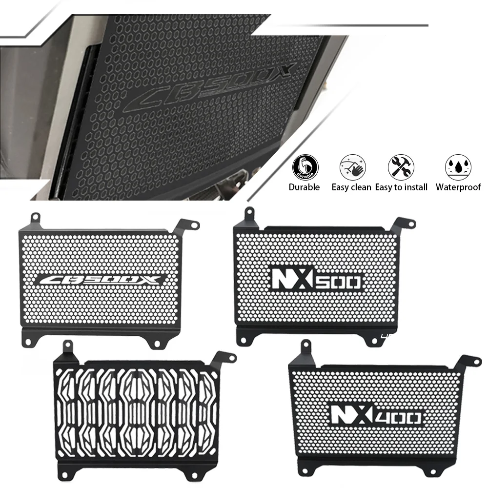 

NEW For Honda NX400 NX500 Radiator Guard Grille Cover Protection Protector NX 500 NX 400 2023 2024 2025 Motorcycle Accessories