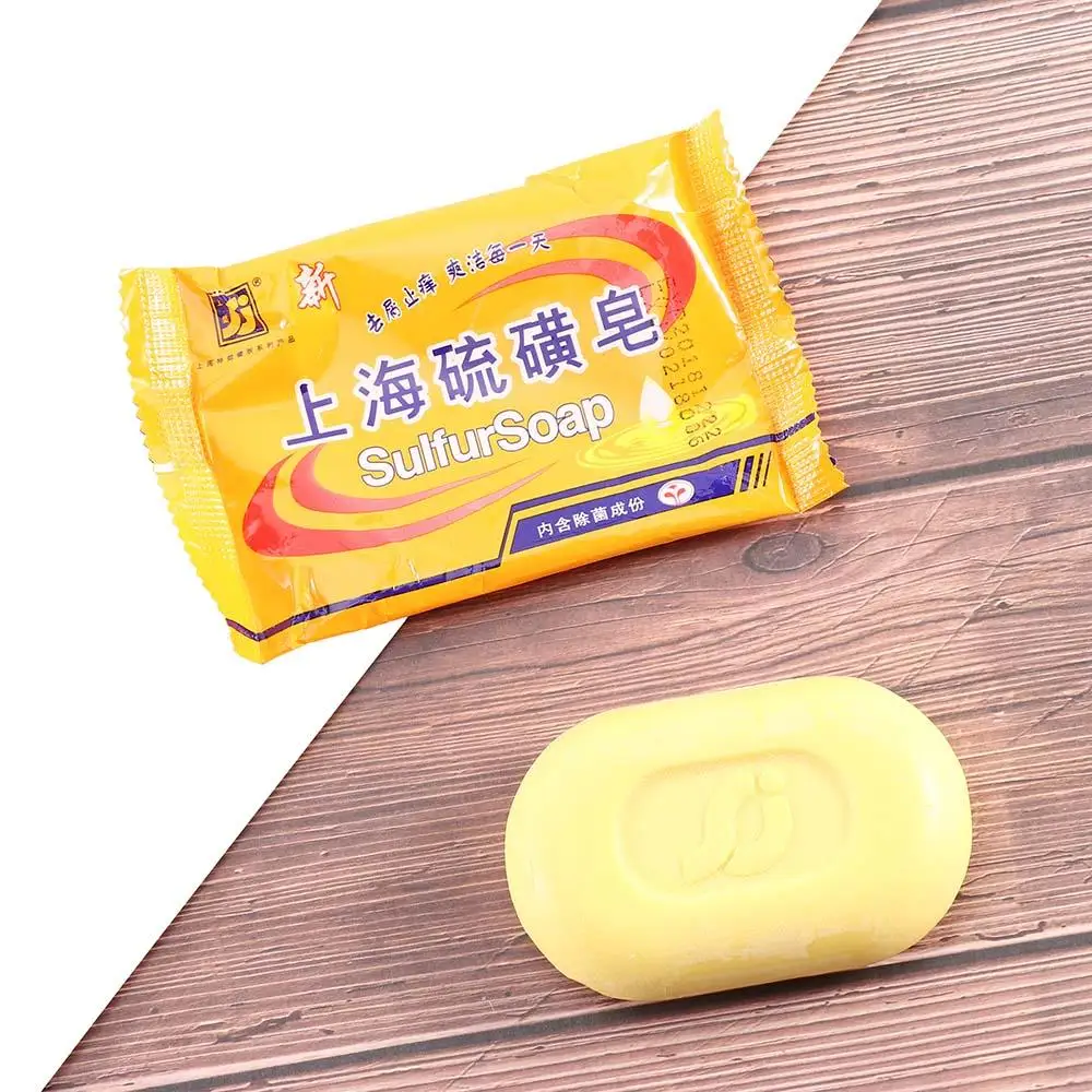 Cream Rosacea Acne Whitening Eczema Bath Psoriasis Pimple Shampoo Scabies Soap Anti Sulfur Soap