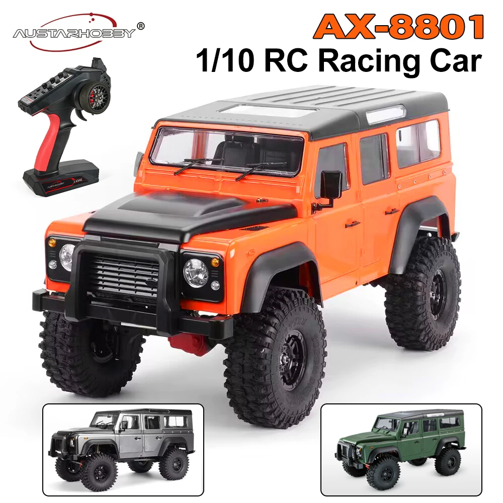 

AUSTARHOBBY AX-8801/AX-8802 1/10 Радиоуправляемая машина 4WD 2,4G Радиоуправляемый внедорожник скоростная модель 30 км/ч игрушка для детей и взрослых