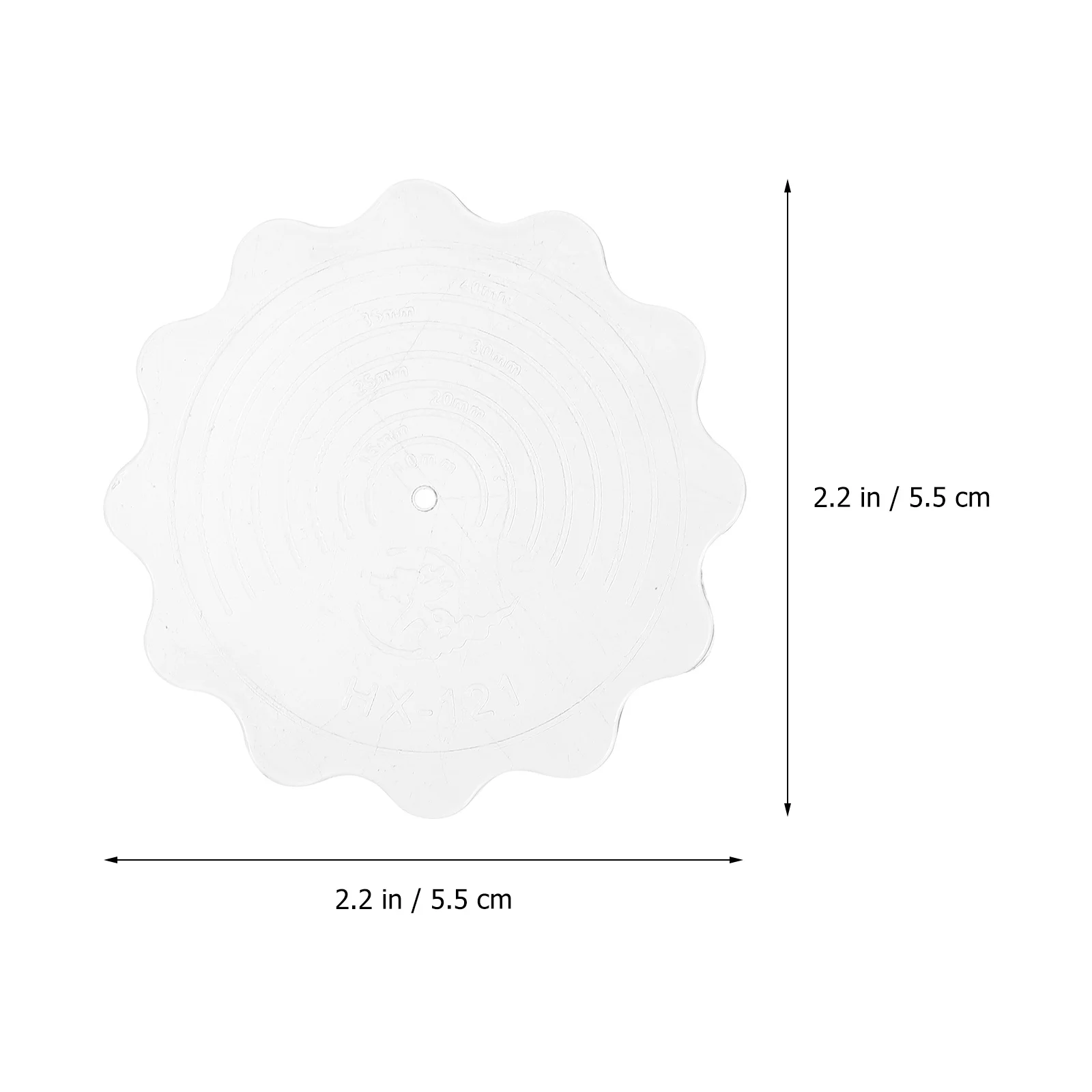 5 قطعة أداة لف الورق قالب تجعيد بلاستيكي مريح لبطاقات يدوية الصنع لتزيين حفلات الزفاف في الفصول الدراسية المنزلية #1