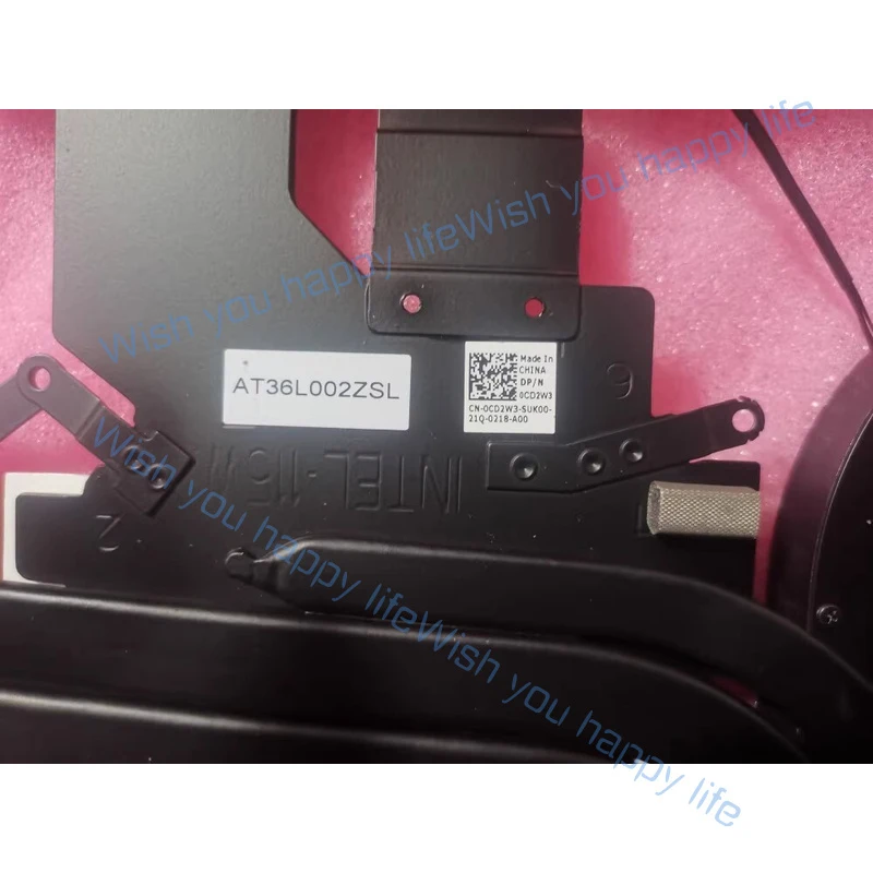 N... New CPU GPU Cooler Heatsink Thermal Module For Dell G15 5511 Laptop CD2W3 0CD2W3