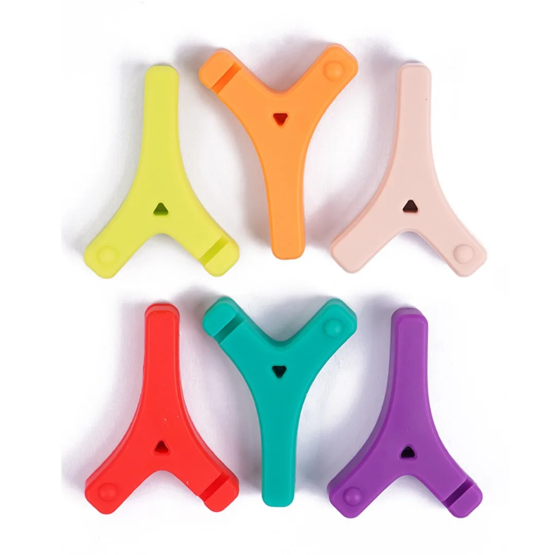 1pc Silicone Orthodontic Chewies Y Shape Bite Corrector Tray Teeth Braces Bite Pads Tool Dental Portable Facial Exercise Tool
